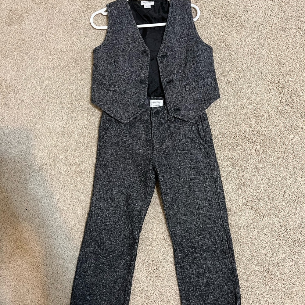 Gymboree tweed vest/pant suit